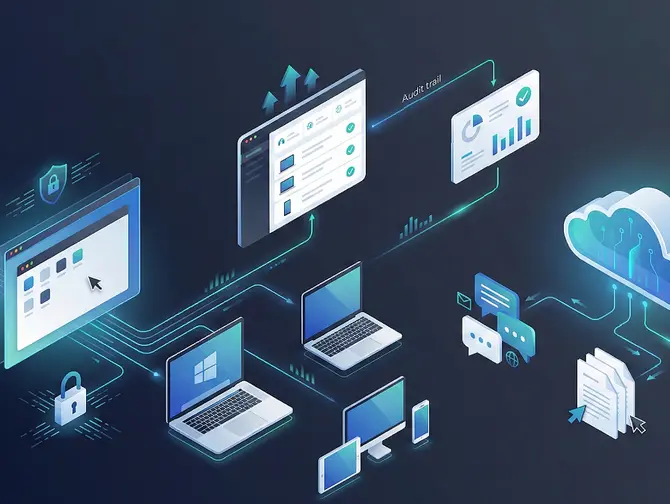 Case Microsoft 365 werkplekuitrol – schaalbare en auditbare werkplekken
